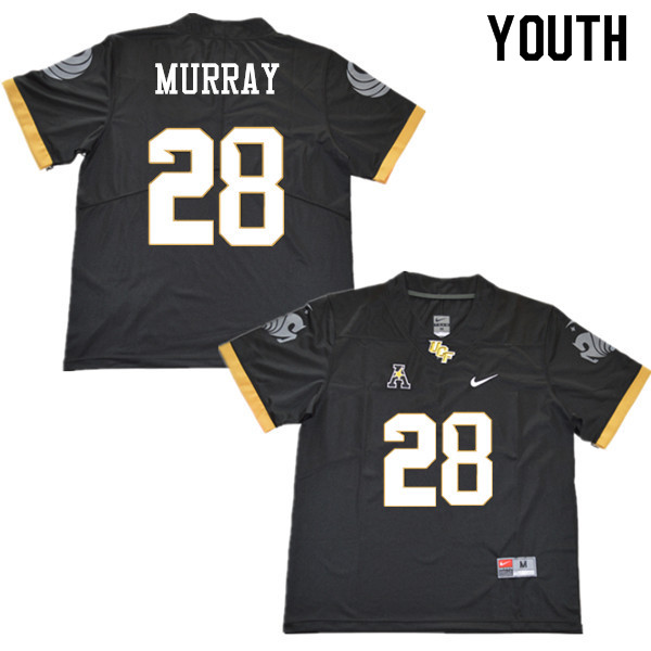 Youth #28 Latavius Murray UCF Knights College Football Jerseys Sale-Black